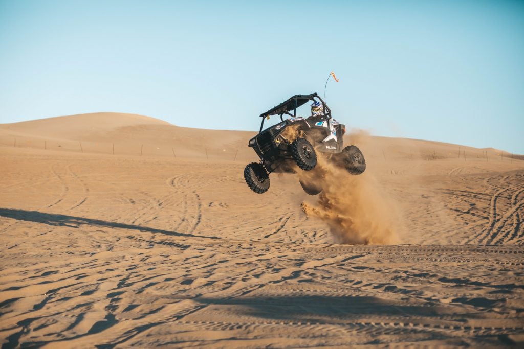 California Sand Dunes Riding ATV Sand Rail Duning Jumping Racing